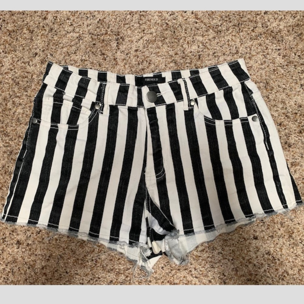 Forever 21 Stripe Shorts
